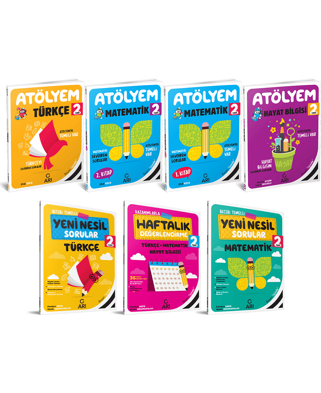 2. Sınıf Atölyem Set (7 Kitap)