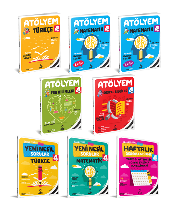 4. Sınıf Atölyem Set (8 Kitap)